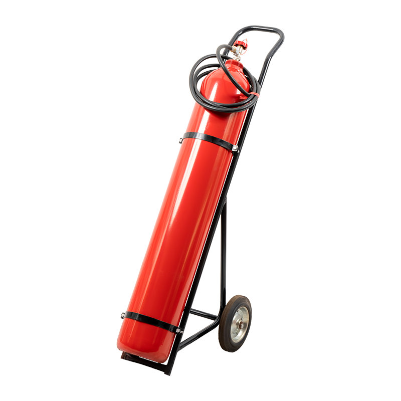 Estatore di incendi da 10 kg di carrello in acciaio CO2